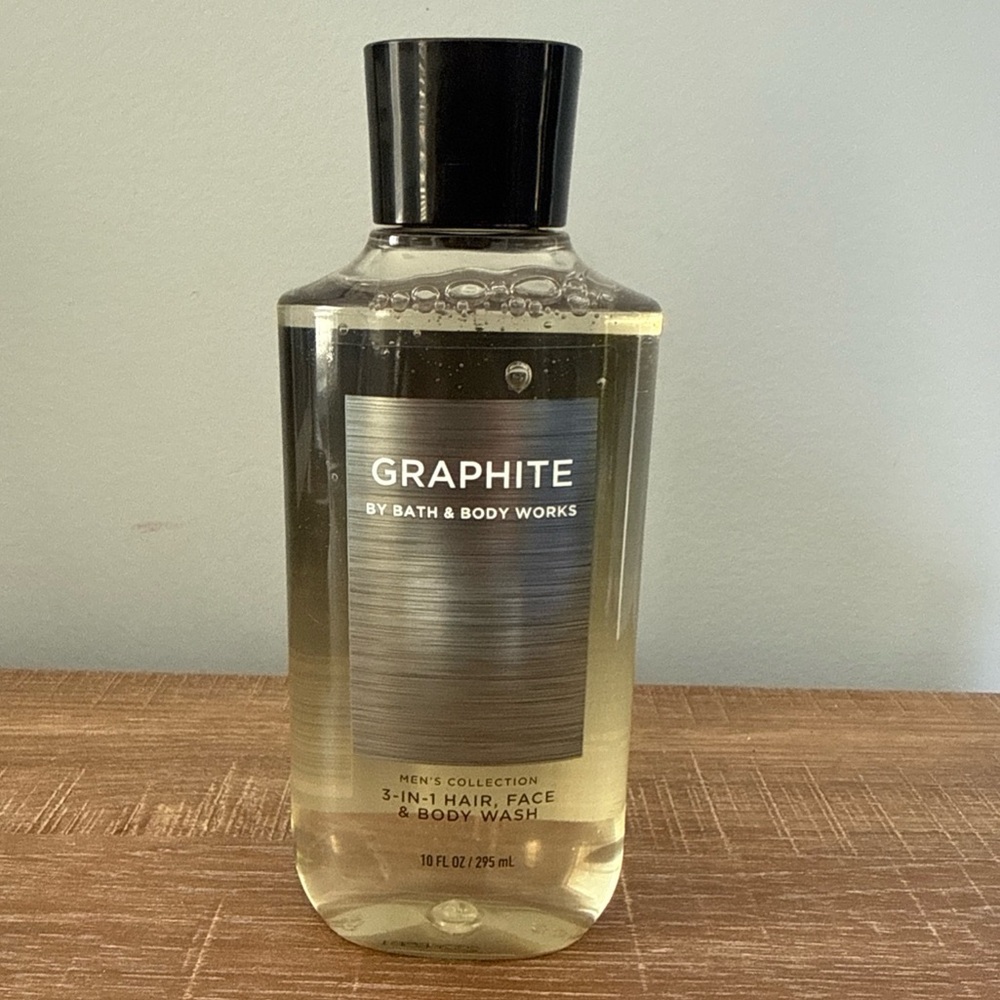 Bath & Body Works Men’s Collection Graphite 3 n 1 Hair Face and Body Wash New